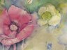 Pink Poppy 2/ Watercolor and Ink - 