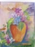 Urn with Flowers/Pastel - 